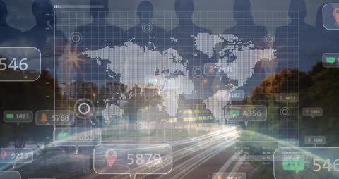 Global Digital Connection: Social Media Integration in Urban Landscape