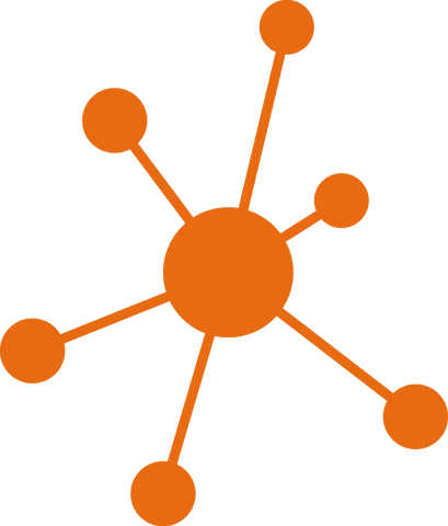 orange network hub on transparent background highlighting connectivity - Download Free Stock Videos Pikwizard.com