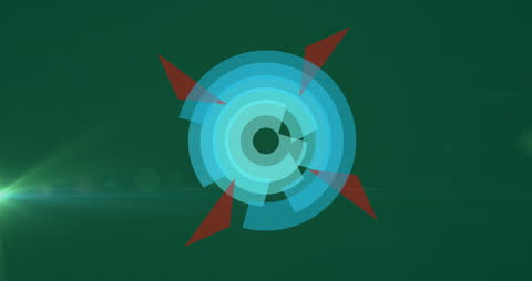 Abstract Animation with Geometric Shapes and Light Effects