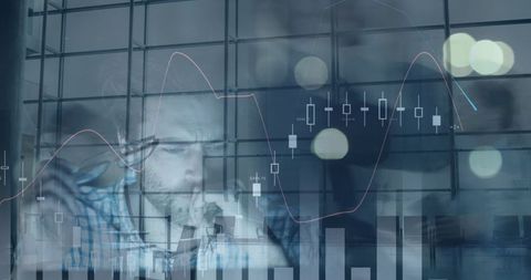 Caucasian Businessman Analyzing Financial Data And Trends - Download Free Stock Images Pikwizard.com