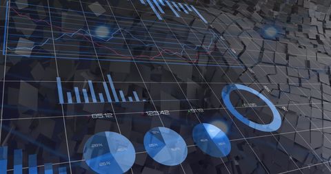 Futuristic Digital Data Analysis Interface Concept - Download Free Stock Images Pikwizard.com