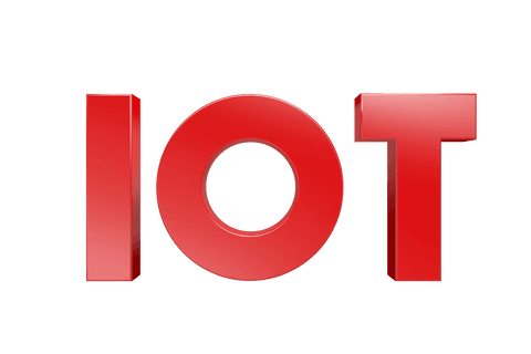 Red Glossy IOT Text Illustration on Transparent Background - Download Free Stock Videos Pikwizard.com