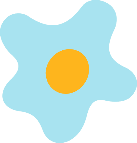 Abstract Blue Splash Shape with Yellow Center on Transparent Background - Download Free Stock Videos Pikwizard.com