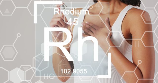 Rhodium Medical Visualization with DNA and Human Connection - Download Free Stock Images Pikwizard.com