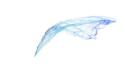 Abstract Blue Digital Shape on Transparent Background - Download Free Stock Videos Pikwizard.com