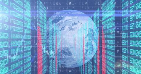 Global Data Processing Technology with Digital Earth Concept - Download Free Stock Images Pikwizard.com