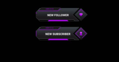 Geometric Social Media Alert Banners with Tech Design - Download Free Stock Images Pikwizard.com