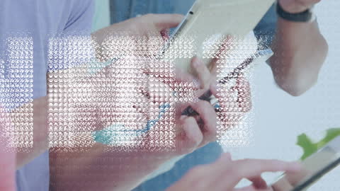 Team Collaboration Using Digital Devices with NFT Overlay