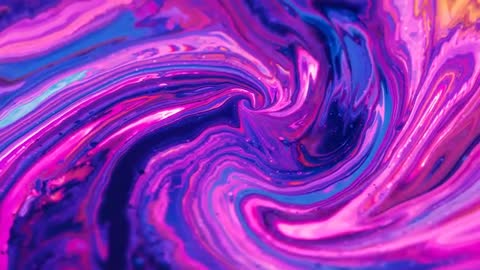 Mesmerizing Abstract Fluid Swirl Animation with Vibrant Color Gradients