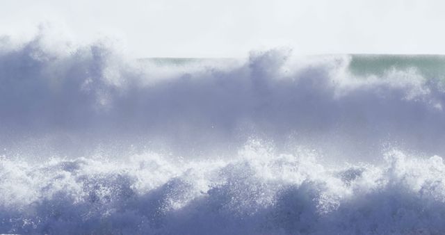 Mighty Ocean Waves Crashing with Force and Power - Download Free Stock Images Pikwizard.com