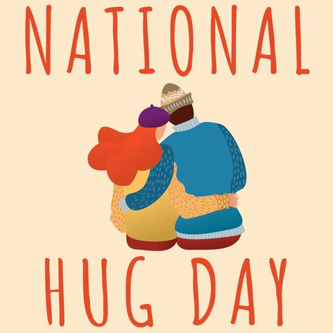 heartwarming embrace for national hug day celebration - Download Free Stock Templates Pikwizard.com