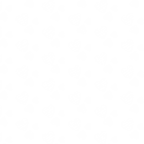 Seamless pattern of white hearts on transparent background for valentine's day