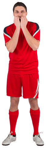 nervous football player gearing up for game strategy - Download Free Stock Videos Pikwizard.com