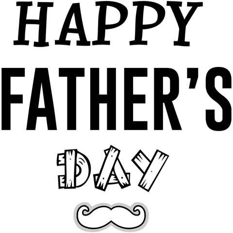 happy father's day text with mustache on transparent background - Download Free Stock Videos Pikwizard.com