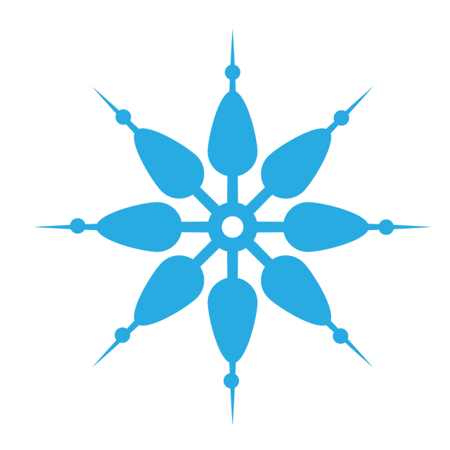 Intricate Digital Blue Snowflake Design on Transparent Background - Download Free Stock Videos Pikwizard.com