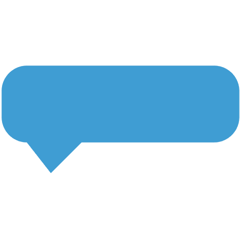 Blue Speech Bubble Icon on Transparent Background - Download Free Stock Videos Pikwizard.com