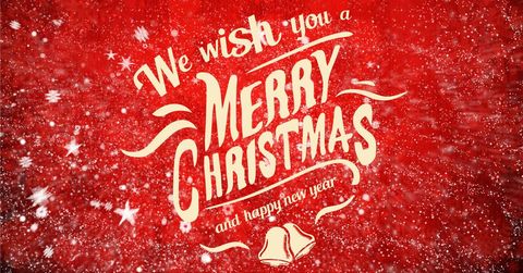 festive christmas greeting card with winter atmosphere - Download Free Stock Templates Pikwizard.com