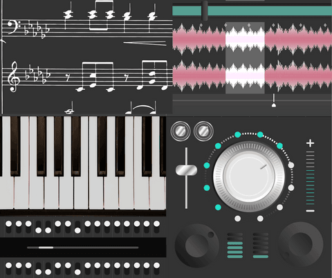 digital music production interface on transparent background - Download Free Stock Videos Pikwizard.com