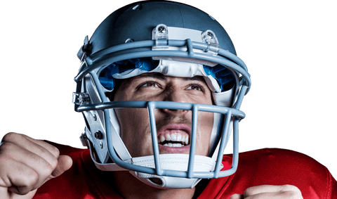american football player celebrating victory with transparent background - Download Free Stock Videos Pikwizard.com