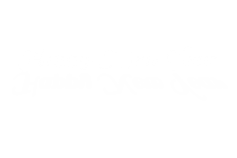 Happy New Year White Script Text PNG on Transparent Background - Download Free Stock Videos Pikwizard.com
