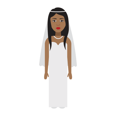 sad bride in wedding dress on transparent background - Download Free Stock Videos Pikwizard.com