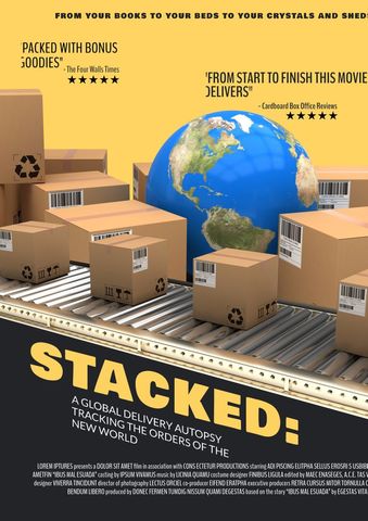 global logistics display with cardboard boxes and globe symbolizing shipping - Download Free Stock Templates Pikwizard.com