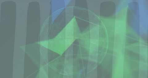 glowing green futuristic digital technology sphere - Download Free Stock Images Pikwizard.com