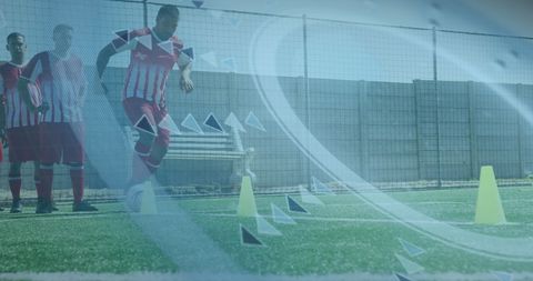 Futuristic sports analysis in football training