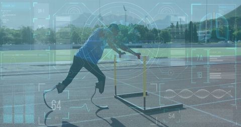 Inspirational Athlete Prosthestic Technology Integration - Download Free Stock Images Pikwizard.com