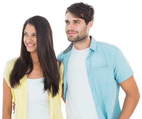 happy couple smiling with transparent background - Download Free Stock Videos Pikwizard.com