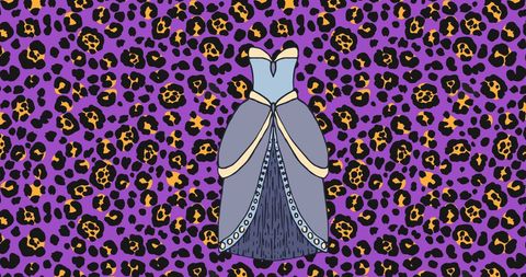 Fashion Icons on Vibrant Leopard Print Pattern - Download Free Stock Images Pikwizard.com