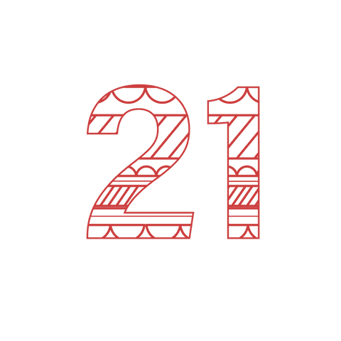 red number 21 illustration on transparent background - Download Free Stock Videos Pikwizard.com