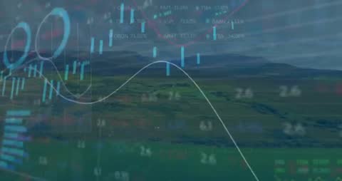 Financial Data Overlay on Agricultural Fields