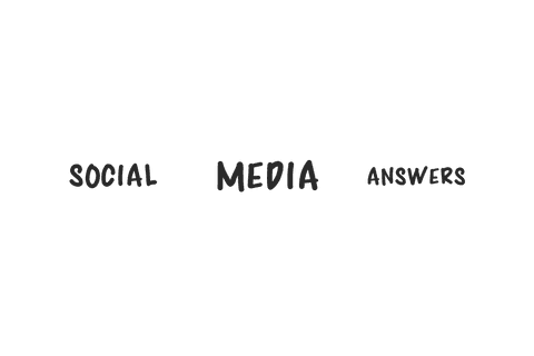 social media answers text on transparent background - Download Free Stock Videos Pikwizard.com