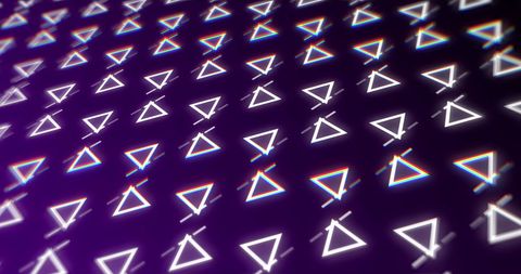 Seamless Geometric Triangle Motion on Vibrant Purple Background - Download Free Stock Images Pikwizard.com