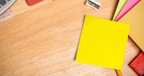 Organized Workspace Concept with Blank Memo Note - Download Free Stock Images Pikwizard.com