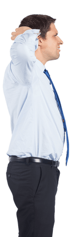 transparent thinking businessman in blue shirt and tie - Download Free Stock Videos Pikwizard.com