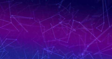Abstract Digital Connections Against Purple Gradient Background - Download Free Stock Images Pikwizard.com