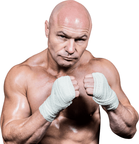 bald boxer in fighting stance, transparent background - Download Free Stock Videos Pikwizard.com