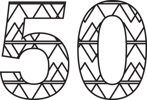 Patterned Number 50 Black Illustration on Transparent Background - Download Free Stock Videos Pikwizard.com