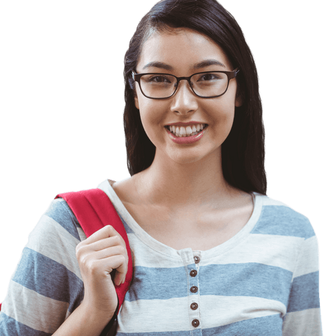 transparent background of smiling student ready for school - Download Free Stock Videos Pikwizard.com