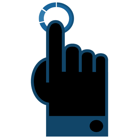 Digital Finger Touching Button with Transparent Interface Design - Download Free Stock Videos Pikwizard.com