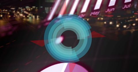 Futuristic Data Processing Digital Interface Concept