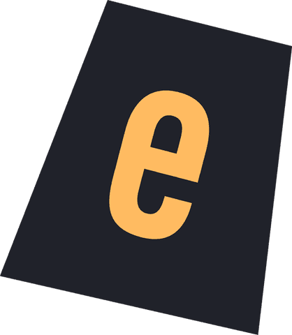 stylized lowercase e on tilted charcoal panel transparent background - Download Free Stock Videos Pikwizard.com