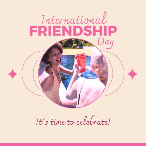 Celebrating International Friendship Day by Poolside