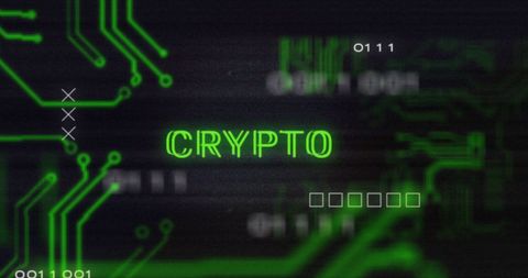 Crypto Technology with Circuit Board Elements - Download Free Stock Images Pikwizard.com