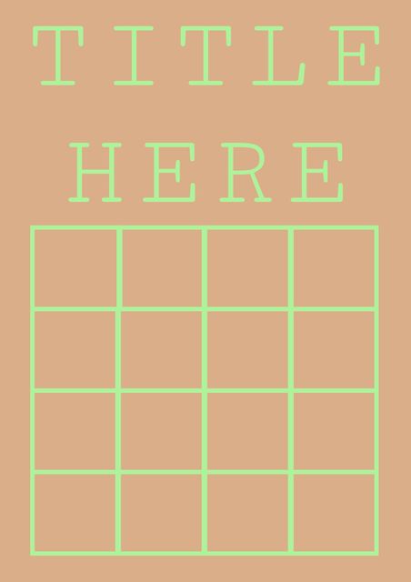 Adaptable Grid Calendar Template for Monthly Event Organization - Download Free Stock Templates Pikwizard.com