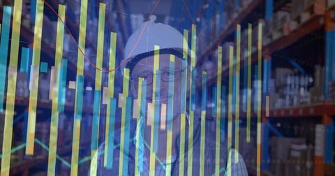 Warehouse Supervisor with Analytics and Inventory Efficiency Visual