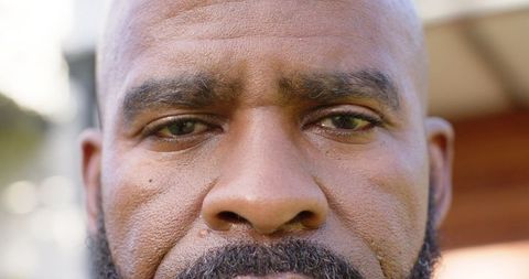 Close-Up Portrait Showing Thoughtful Expression