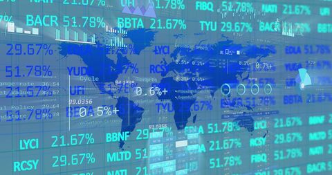 Global Business Finances on Digital Map - Download Free Stock Images Pikwizard.com